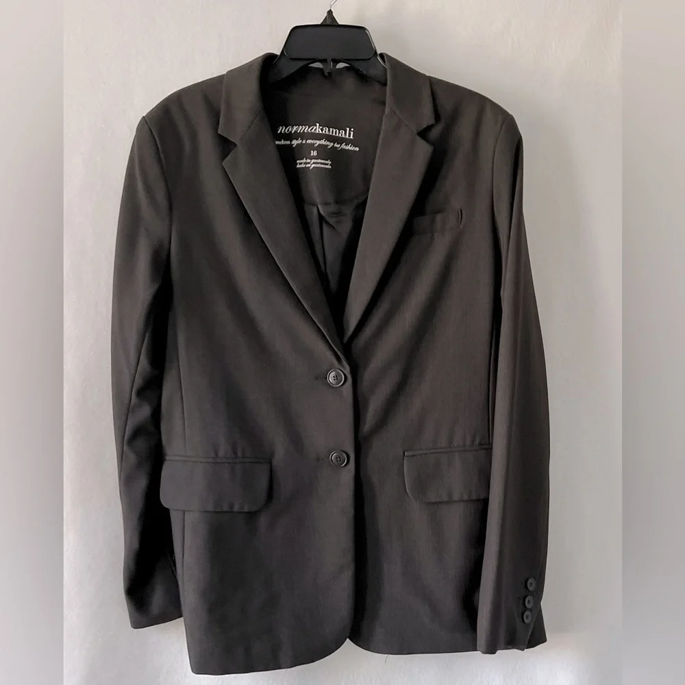 Norma Kamala Size 16 Gray Dress Jacket